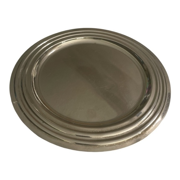 VINTAGE 17 PC. GOLD/SILVER DEMITASSE ESPRESSO SET TRAY, PORCELAIN CUPS & SPOONS - Picture 10 of 15